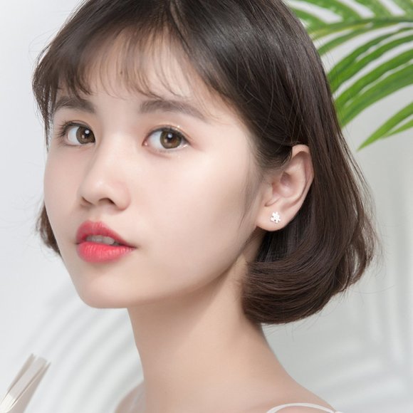 Puzzle Stud Earrings - Picture 3 of 3